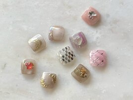ワンカラー＋親指アートコース