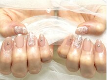 ネイルサロンブリス(nail salon Bliss)/☆軽やかなツイードネイル☆