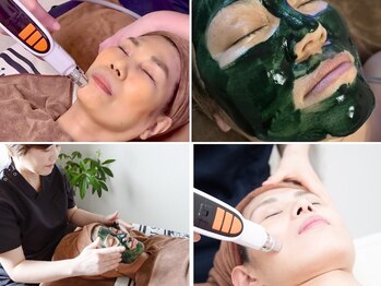 ドクターコガオ 福山店(Dr.小顔)の写真/小顔矯正だけじゃない！敏感肌にも優しい剥離なしハーブピーリングで肌荒れ改善まで叶います◎