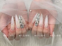 エムプラスネイル 新宿(M+Nail)/長さ出し★持ち込み