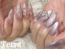 ネイルアンドまつげエクステ テラ 新宿店(Terra)/うるちゅるマグネットネイル