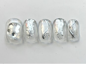シルバーミラーボール¥6000