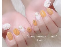 ニュアンスフラワーネイル