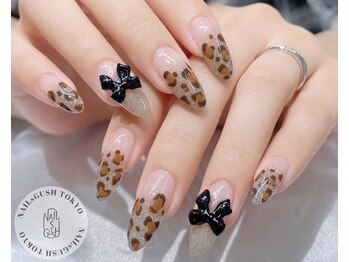 ネイルズガッシュ 蒲田東口店(NAILsGUSH)/ヒョウ柄/レオパード/フィルイン