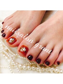 グラント(NAIL SALON&SCHOOL grant)/定額フットジェル5500円