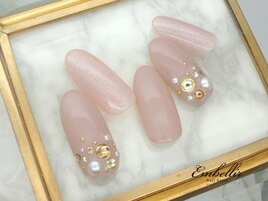 (1167)ストーン散りばめネイル