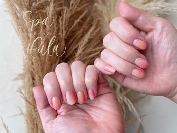 スパフーラ(Spa HULA)/桃ネイル