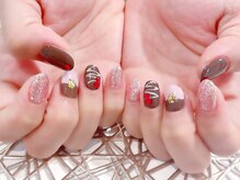 ラルネイル 大宮(Lull. nail)/#苺チョコネイル