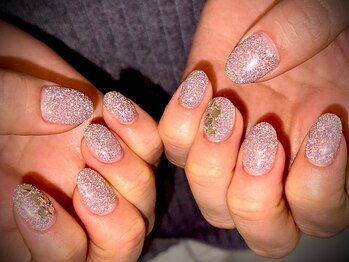 ヌル ネイル 堀江(NURU NAIL HORIE)/ハートフラッシュネイル☆