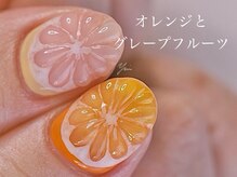 ネイルズ バイ ユイ 外苑前(Nails by Yui)/オレンジとグレープフルーツ