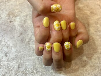 ガーデン ヘア&エステ&ネイル Garden/3D 花ネイル