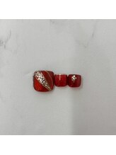 ナナズネイル 魚町店(NANA’sNail)/9月 フット定額デザイン