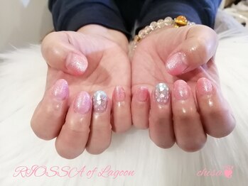 ツイードx春ネイル