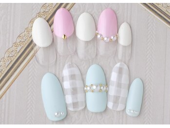 クアトログランシュ 青葉台(QUATRO×GranCieux)/春ネイル/6500円