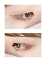 バトン(BATON.)/lash addict　１ヶ月比較