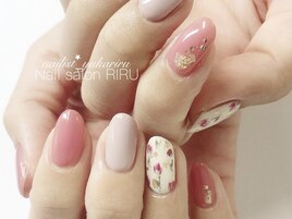 ボタニカルフラワーネイル