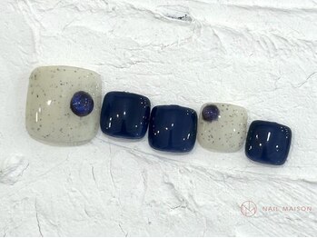 ネイルメゾン 池袋店(NAIL MAISON)/ぷっくり砂ネイル¥9000
