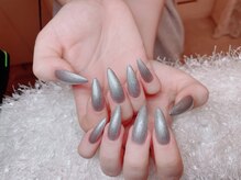 Cimple.nail【シンプル】ワンカラー/マグネット/定額ネイル/チップ長さだしの雰囲気（韓国ネイル/ワンホンネイル/シンプルネイルならCimpleで♪）