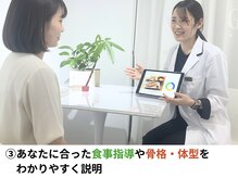 ボディネイト 京都四条烏丸店(Body Nate)/3.骨格・体型や食事指導の説明