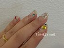 宝石デザインネイル