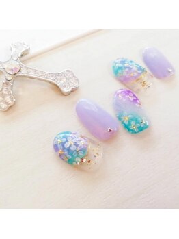 ネイルサロンカリプソ(Nail Salon Calypso 2)/紫陽花ネイル