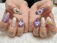 ワイミーネイル(y.mii_nail)/シンプル定額＋パーツ付け放題