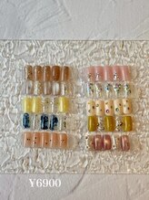 ファーストネイルアンドアイラッシュ 札幌駅前店(1stNAIL&eyelash)/6900円　シンプルデザイン