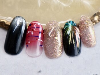 ロシェ(Rocher)/花火ネイル【パラジェル】