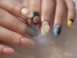 ちぐはぐアートネイル