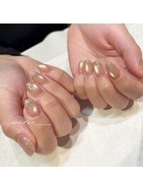 ミルクマグ　ラメグラデーション