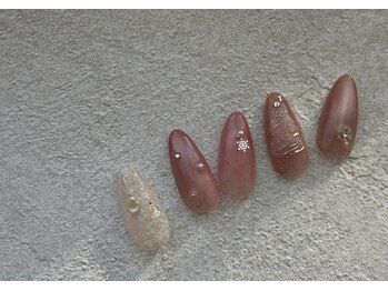 大人クリスマスネイル