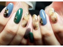 キャプラスネイル ミュウ(CAPLUS NAIL Mew)/秋ネイル
