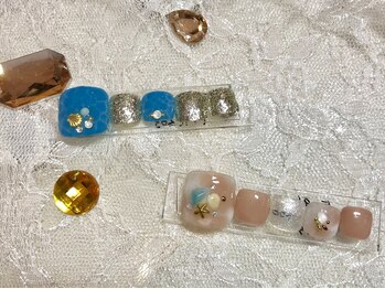 フットネイルサンプル