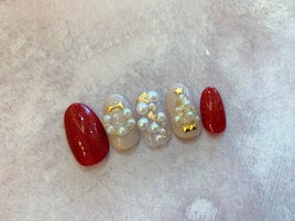 クリスマスネイル