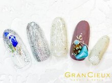 クアトログランシュ 青葉台(QUATRO×GranCieux)/夏 ターコイズ ネイル