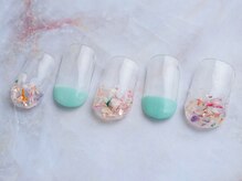 イルソーレネイル(ILSOLE NAIL)/ドライフラワーネイル