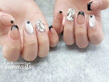 サンネイルズ(sun nails)/4本アート+オプションハート