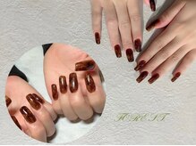 フォレスト(FOREST Hair&Nail)/クリア感たっぷりべっこうネイル