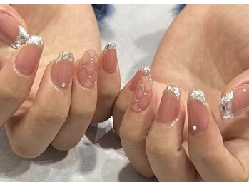 スワローネイルアイ(swallow nail eye)/ガラスフレンチ×キルティング