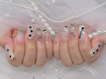 推しチェックネイル