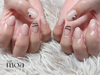 チョコ　バレンタイン　ネイル