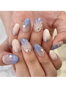 グリーディ(greedy)/夏ネイル