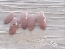 ディアリリー(Dia Rily)/キラキラ雪の結晶ネイル