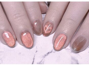 アルーシェ 平井(Alushe)/グレー×オレンジマグネット