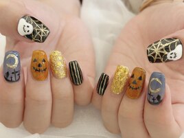 ハロウィンネイル