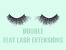 【自然なのに濃密◎】まつげエクステ《ダブルフラットラッシュ》80束 (160本)