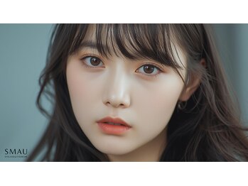 スマユー 新宿店(SMAU)/自然キリッと洗練ストレート眉毛