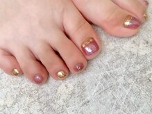 レディエントネイルズ(RADIANT Nails)/ミラーフットネイル☆