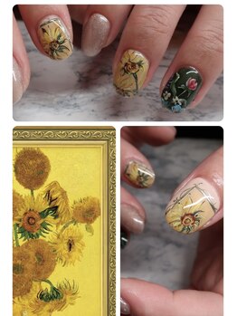 ペントハウス(Penthouse)/絵画シリーズ/ゴッホひまわり