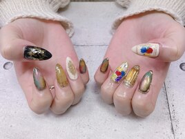 絵画デザインネイル
